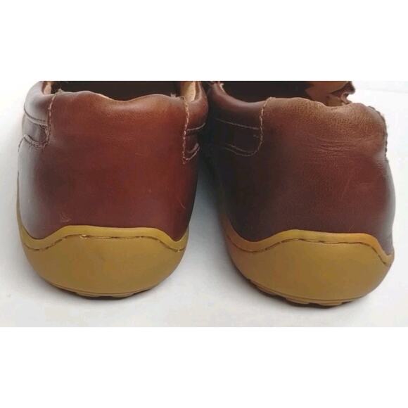 Born Men's Eberhard Venetian Loafer Slip On Brown Leather Driving Shoe 11.5 - Picture 8 of 11